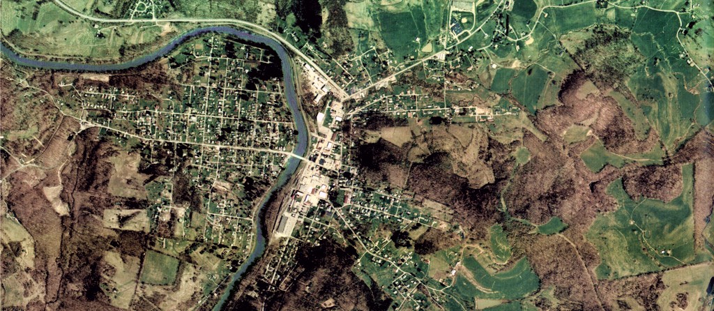Aerial View of Belington, WV